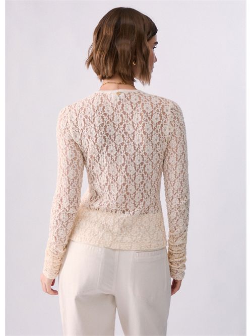 Top in pizzo stretch LIU JO | WF6143J3975/51216
